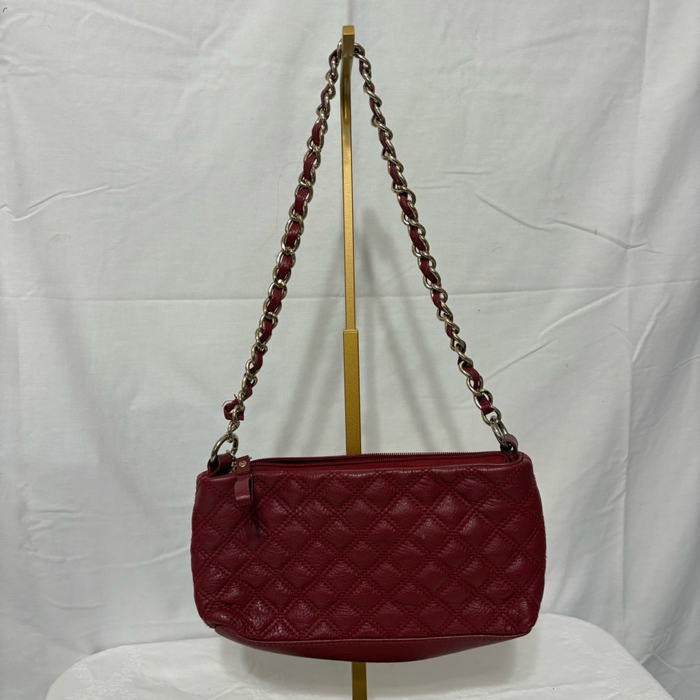 The Sak Pink Label quilted leather shoulder bag with a chain strap